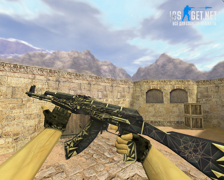 Модель «АК-47 Киберпушка» для CS 1.6