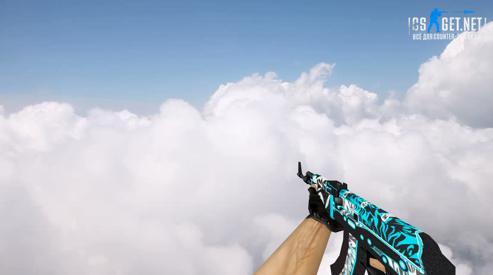 Модель «Default AK-47 Frontside Misty» для CS 1.6