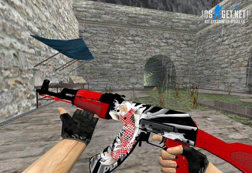Модель «АК-47 | 893 Collection» для CS 1.6