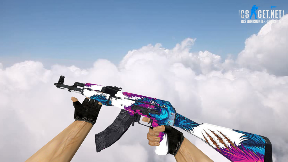 Модель «AK-47 Blue Wolf» для CS 1.6