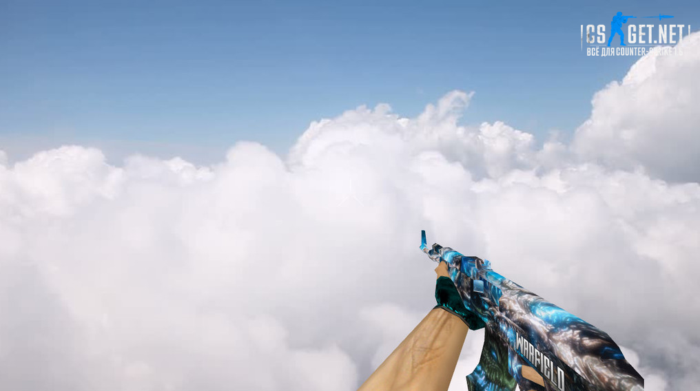 Модель «AK47 Blue Bones» для CS 1.6