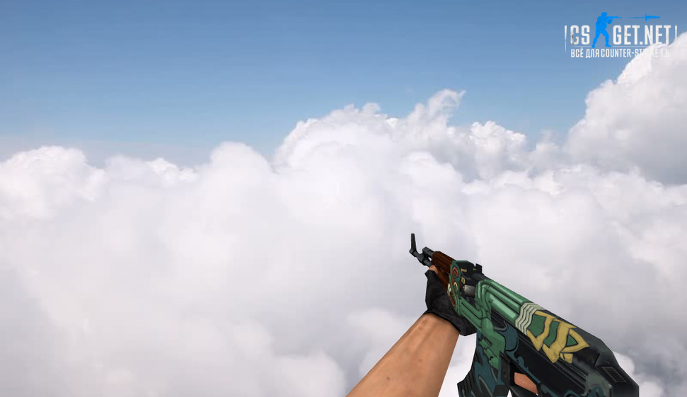 Модель «Default AK-47 Fire Serpent» для CS 1.6