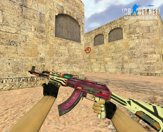 Модель «АК-47 Кибервоин» для CS 1.6