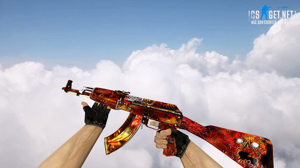 Модель «AK-47 Cannibal» для CS 1.6