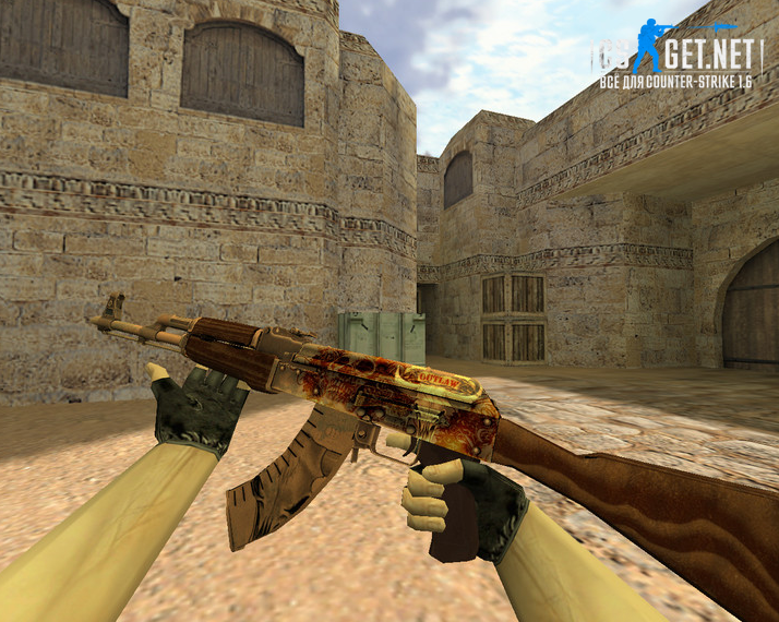 Модель «АК-47 Разбойник» для CS 1.6