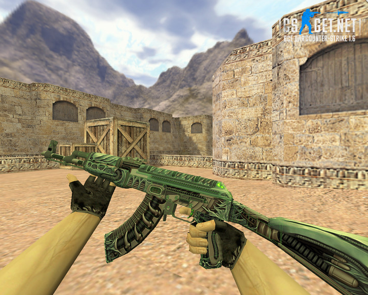 Модель «АК-47 Ксеноморф» для CS 1.6