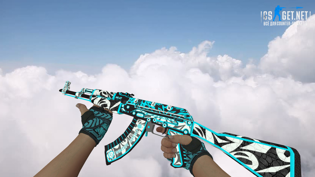 Модель «AK-47 Frontside Misty» для CS 1.6