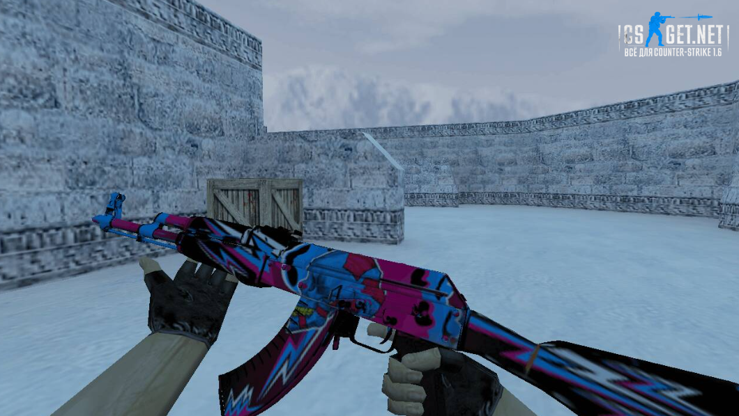 Модель «АК-47 | Звёздный вандал» для CS 1.6