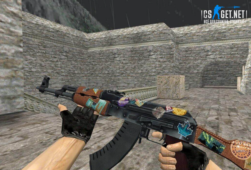 Модель «АК-47 | Путешественник» для CS 1.6