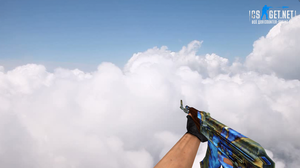 Модель «Default AK-47 Case Hardened» для CS 1.6