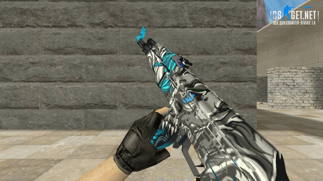Модель «АК-47 | Tokolosi Neptune» для CS 1.6