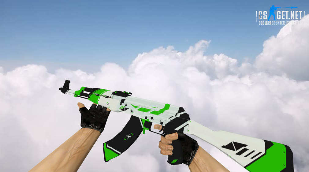 Модель «AK-47 Green Asiimov» для CS 1.6