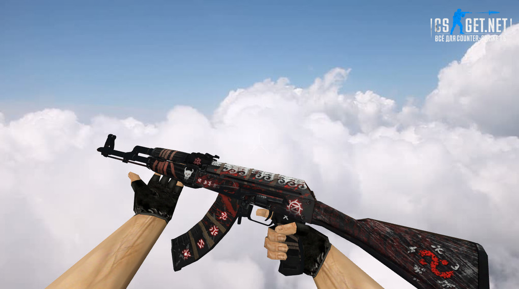 Модель «AK-47 Demon Hunter» для CS 1.6