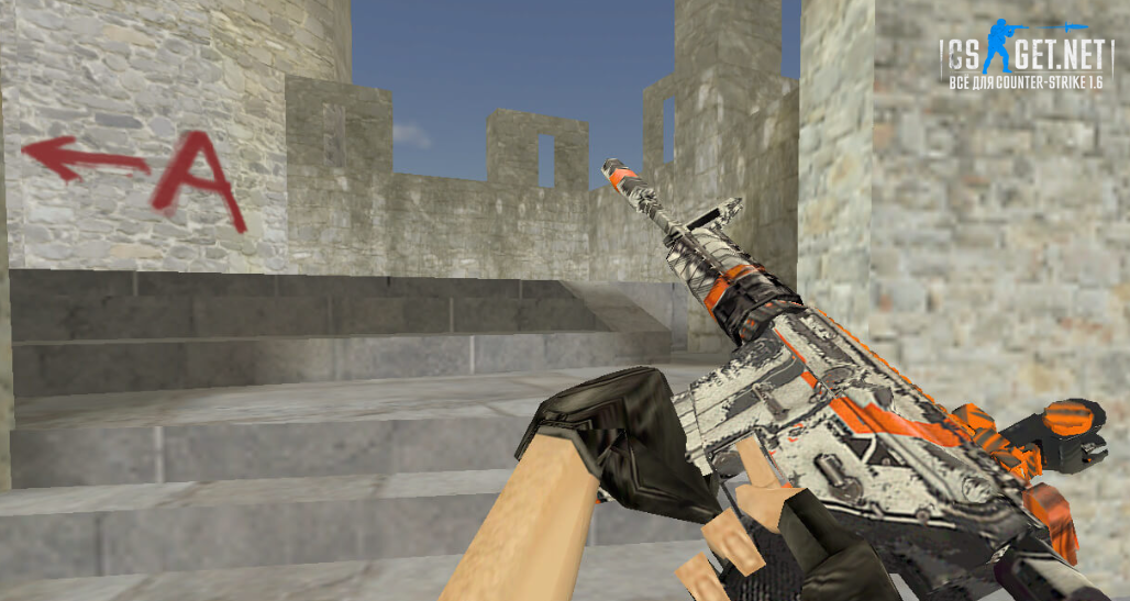 Модель «M4A4 | Азимов» для CS 1.6