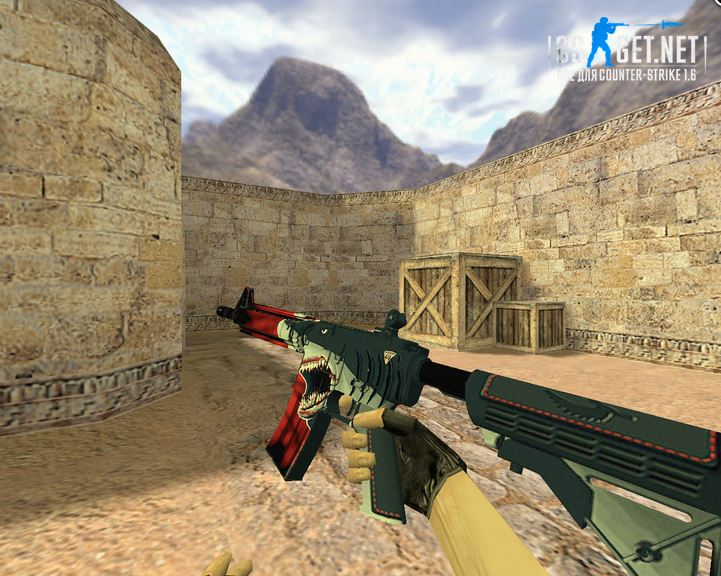 Модель «М4А4 Акула» для CS 1.6