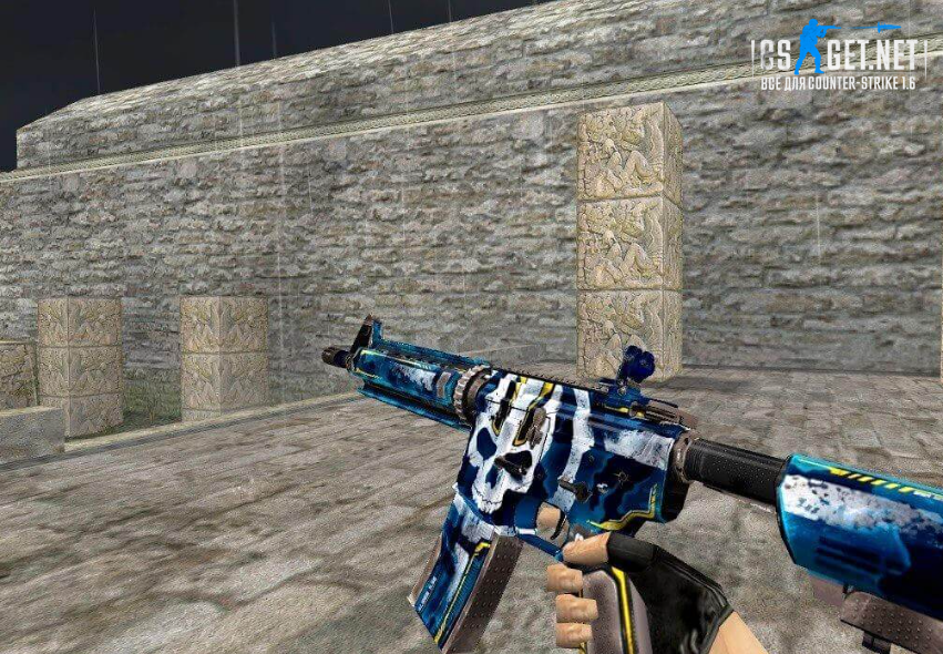 Модель «M4A4 | Ultramarine Maniac» для CS 1.6