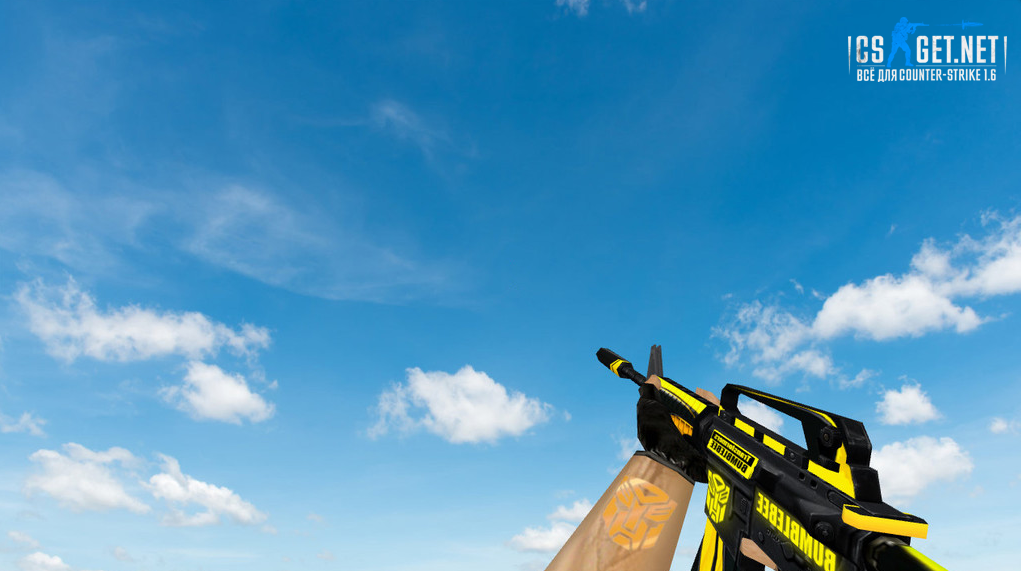 Модель «Default M4A1 BUMBLEBEE» для CS 1.6
