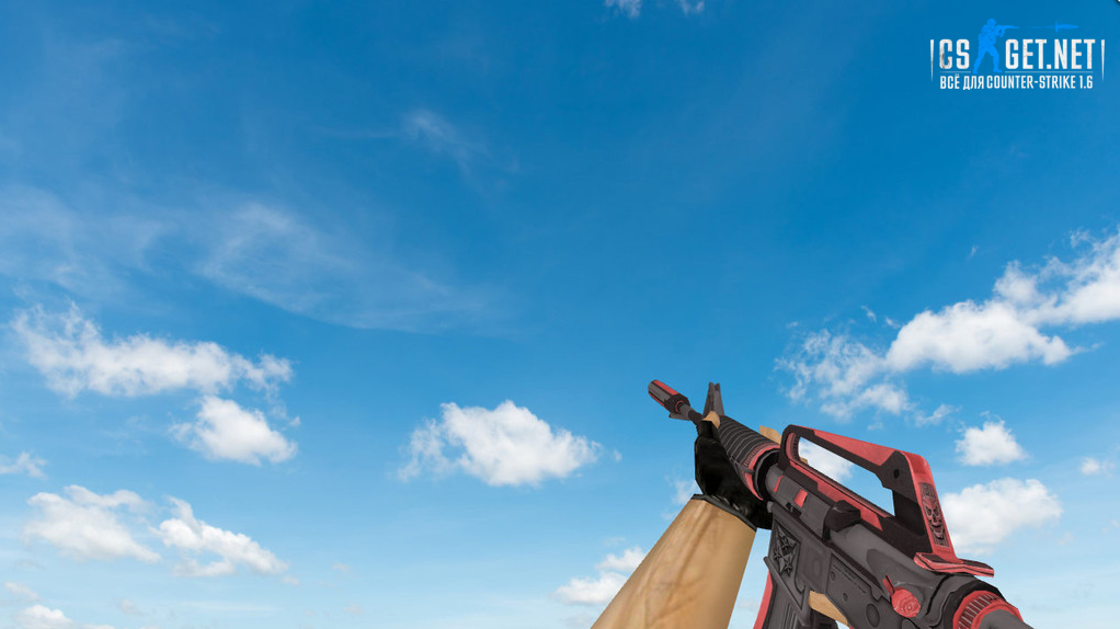 Модель «M4A1 Thundering Red» для CS 1.6