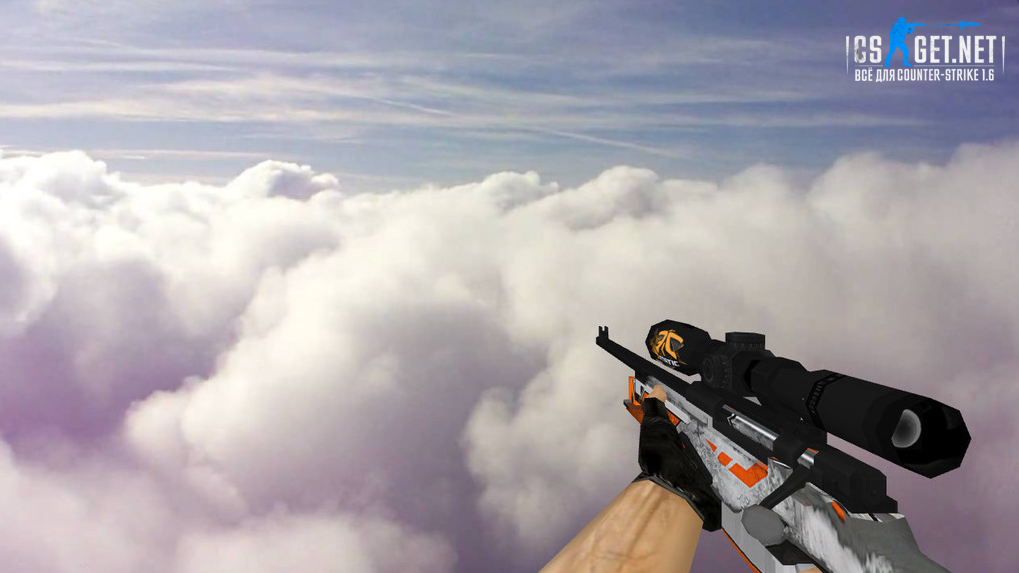 Модель «Default AWP Asiimov fnatic» для CS 1.6