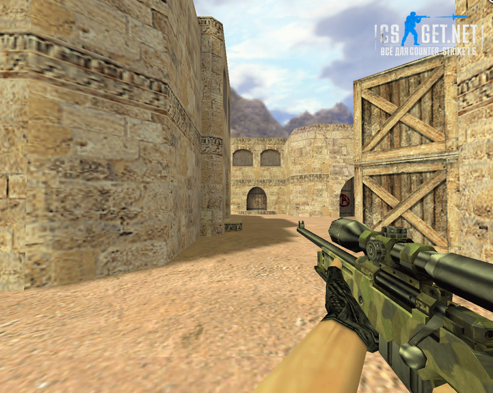 Модель «AWP Лесной камуфляж» для CS 1.6