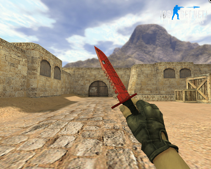 Модель «Штык-нож М9 Кровавая паутина» для CS 1.6