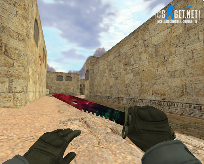 Модель «Штык-нож М9 Подземное эхо» для CS 1.6