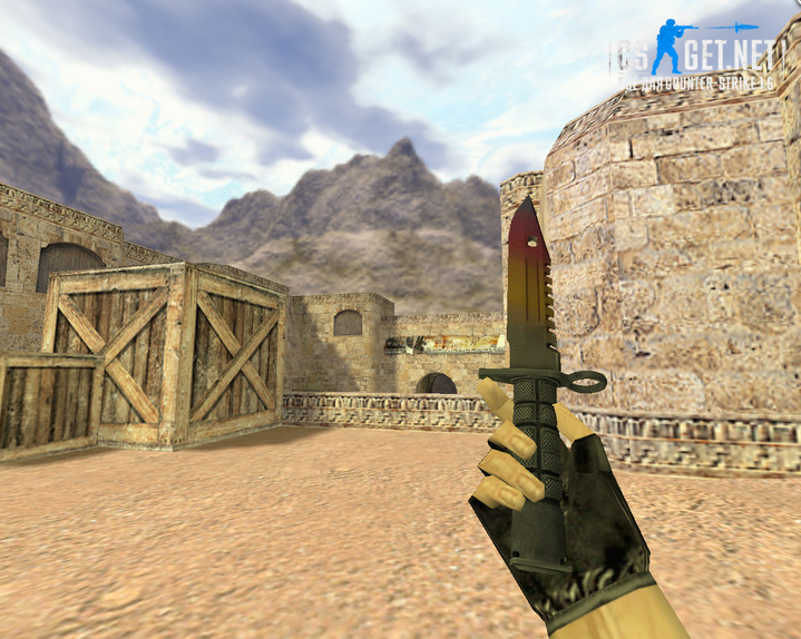 Модель «Штык-нож М9 Градиент» для CS 1.6