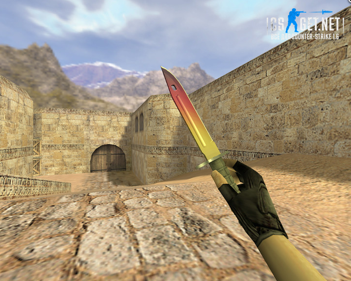 Модель «Штык-нож Градиент» для CS 1.6