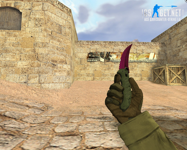 Модель «Складной нож Ультрафиолет» для CS 1.6