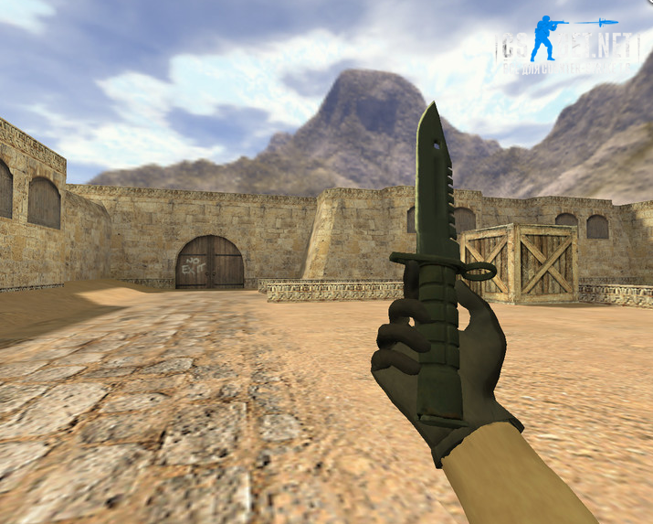 Модель «Штык-нож М9 Ночь» для CS 1.6