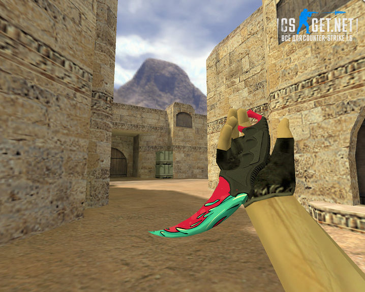 Модель «Нож Керамбит Водяной» для CS 1.6