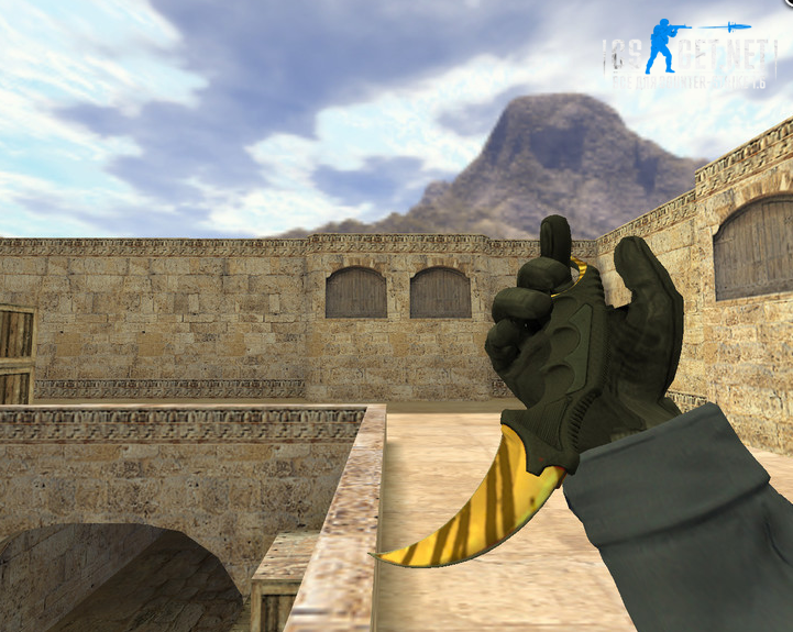 Модель «Нож Керамбит Зуб тигра» для CS 1.6