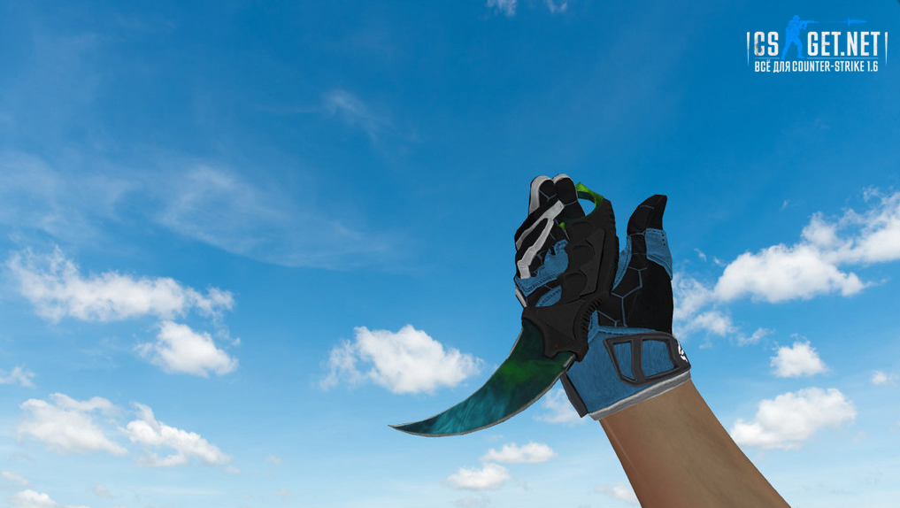 Модель «Karambit Gamma Doppler Phase 3» для CS 1.6