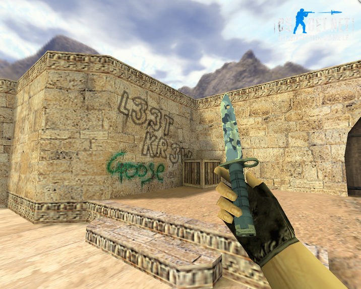 Модель «Штык-нож Чистая вода» для CS 1.6