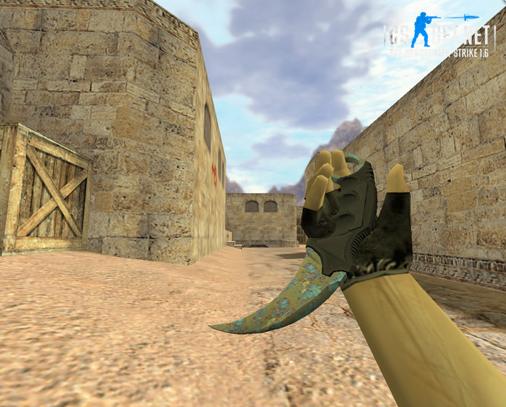 Модель «Нож Керамбит Поверхностная закалка» для CS 1.6