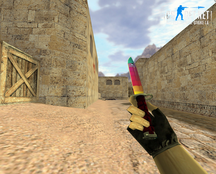 Модель «Штык-нож Радуга» для CS 1.6