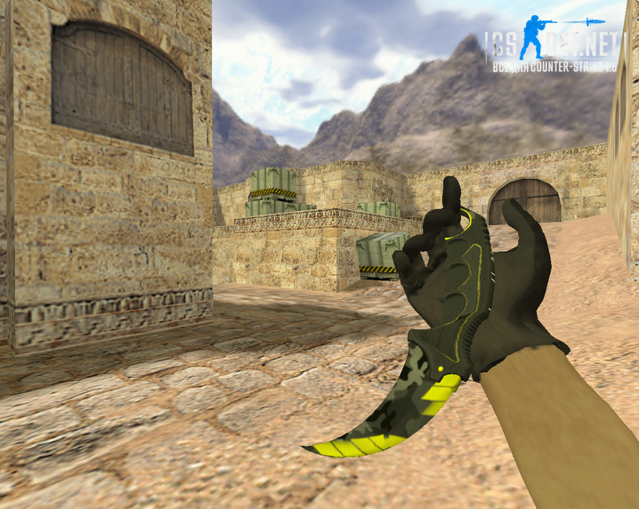 Модель «Нож Керамбит Нервный» для CS 1.6