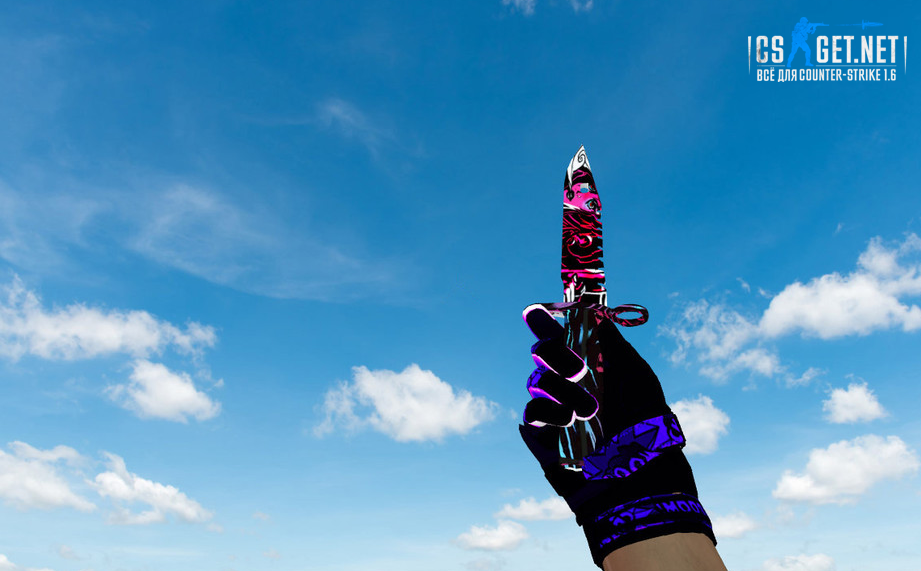 Модель «Штык-нож M9 | Неонуар» для CS 1.6