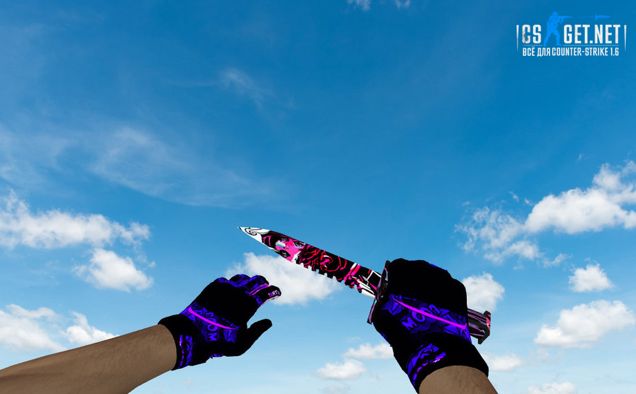 Модель «Штык-нож M9 | Неонуар» для CS 1.6