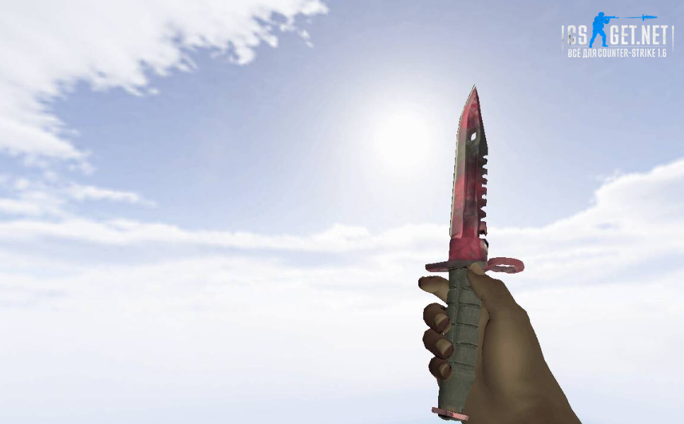 Модель «Штык-нож М9 | Волны Фаза 2» для CS 1.6