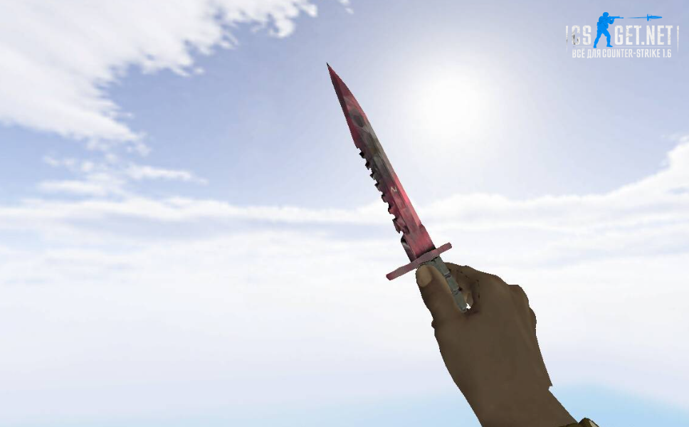 Модель «Штык-нож М9 | Волны Фаза 2» для CS 1.6