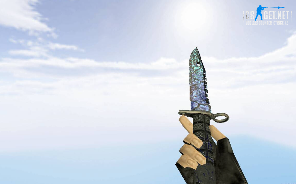 Модель «Штык-нож М9 | Water BreakOut» для CS 1.6