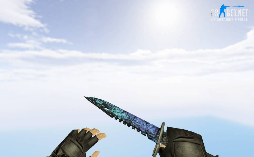 Модель «Штык-нож М9 | Water BreakOut» для CS 1.6