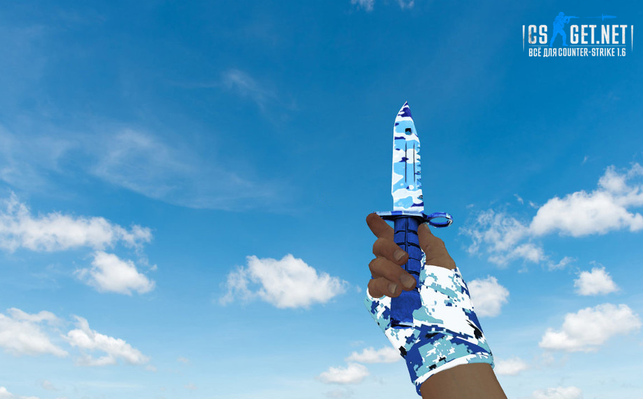 Модель «Штык-нож M9 | Чистая вода» для CS 1.6