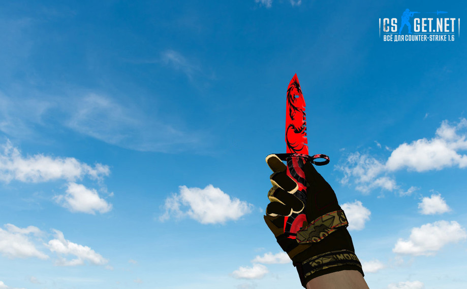 Модель «Штык-нож М9 | Dragon Soul» для CS 1.6