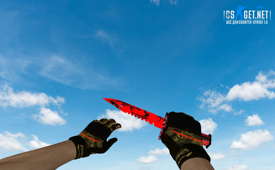 Модель «Штык-нож М9 | Dragon Soul» для CS 1.6