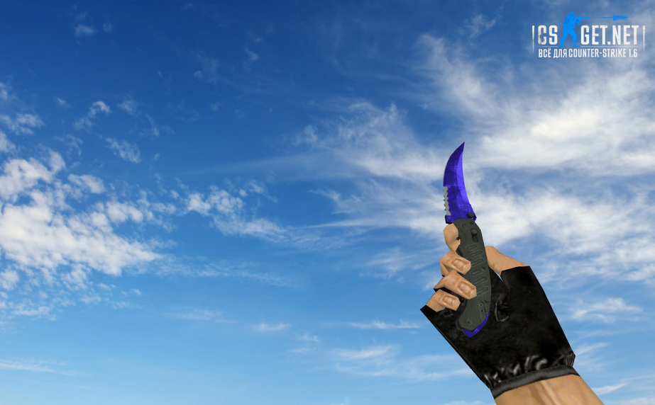 Модель «Складной нож | Doppler Sapphire» для CS 1.6