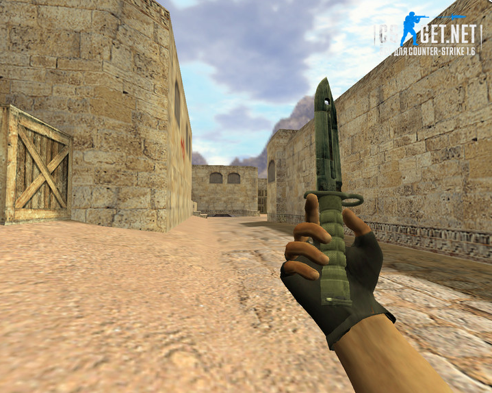 Модель «Штык-нож Дамасская сталь» для CS 1.6