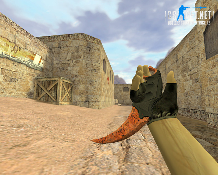 Модель «Нож Керамбит Бах» для CS 1.6