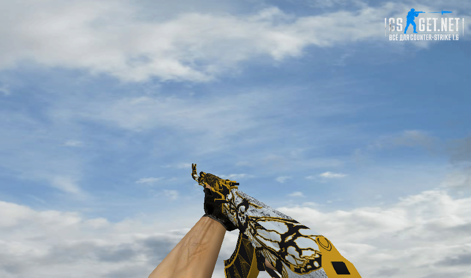 Модель "AK-47 Golden Phantom" для CS 1.6